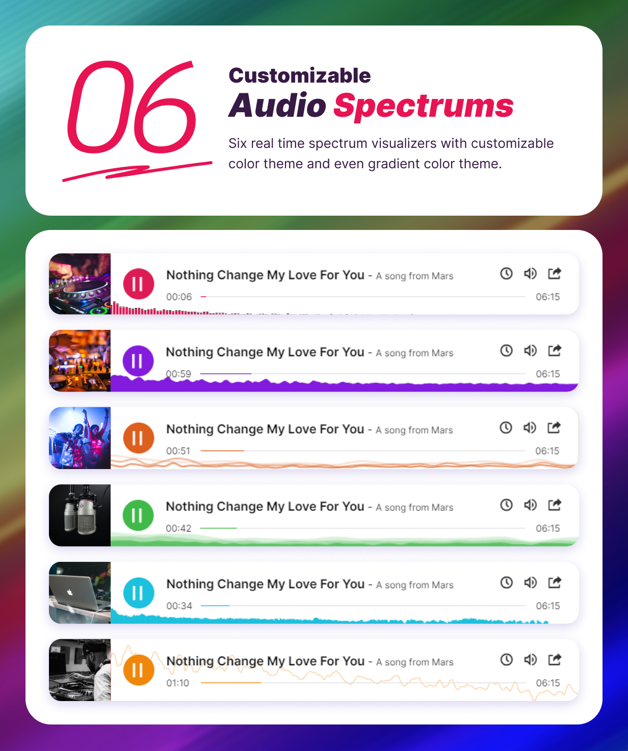 Spectrum Audio Player WordPress Plugin - 7
