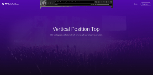 vertical position top