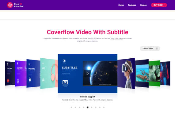 Coverflow Video With Subtitle