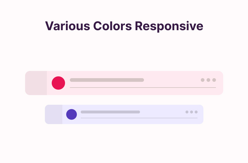 Various Colors Responsive