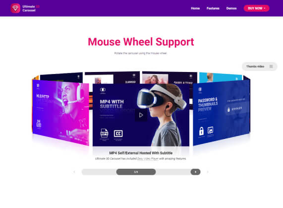 Mouse Wheel Support